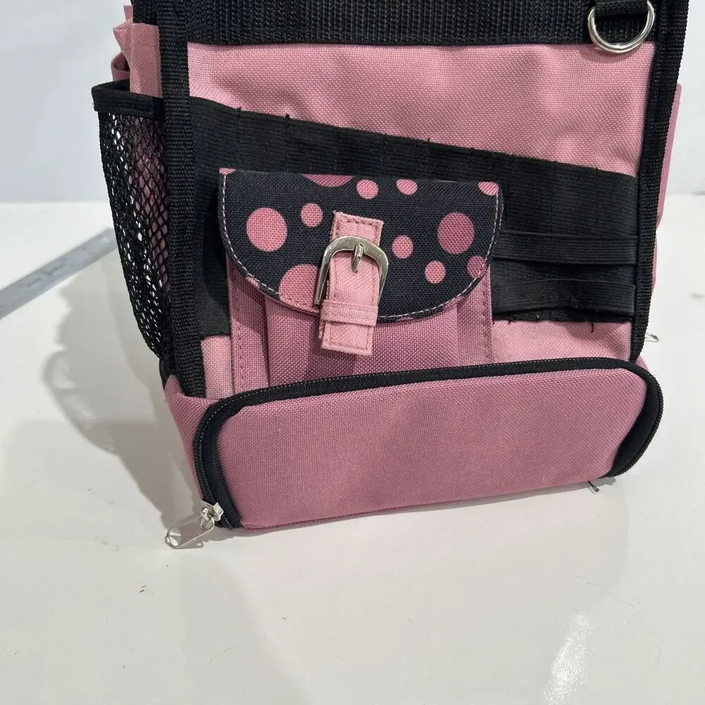 Tote-ally II Cool Hands-On-The-Go Pink Craft Tool Supply Tote Bag Organizer